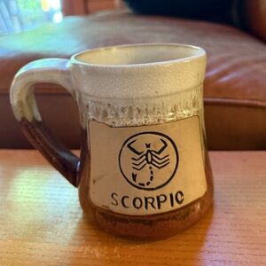 Scorpio Mug - Ceramic Pottery Zodiac